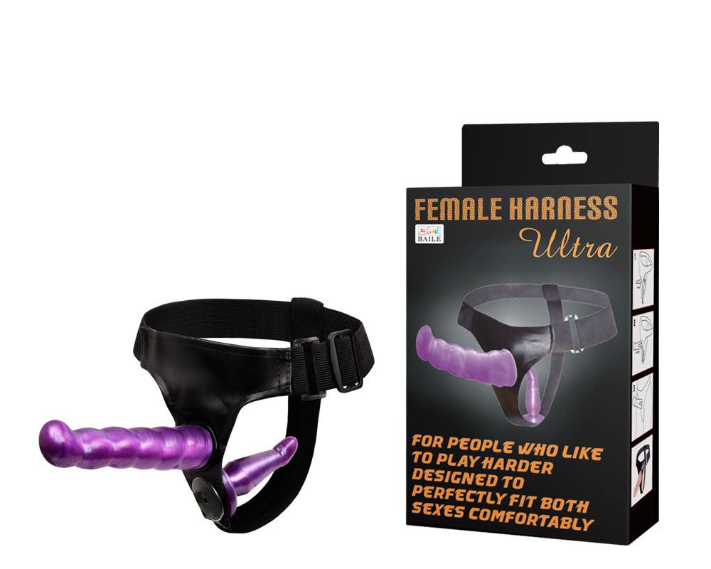 Pênis Com Plug Vaginal Harness