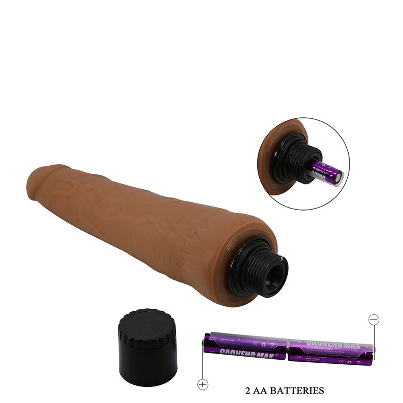 Vibrador Realístico Dupla Densidade 21,5 cm