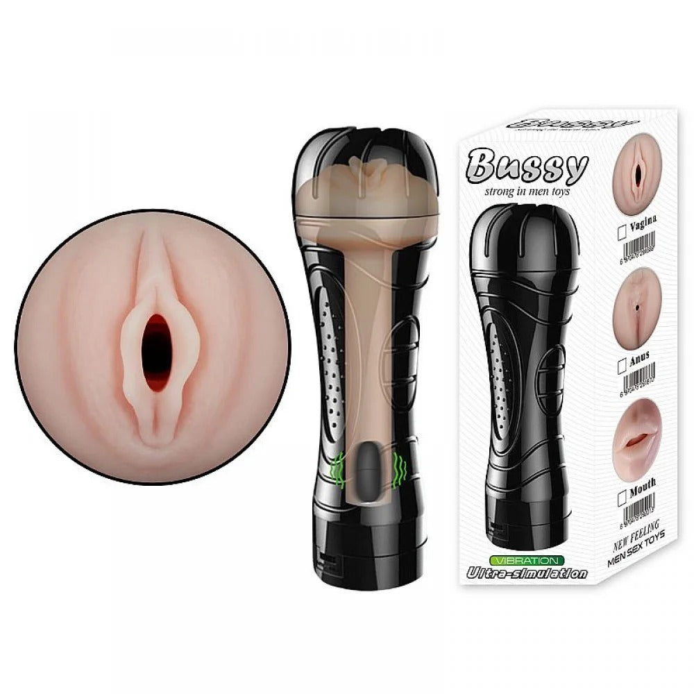 Masturbador masculino Lanterna com Vibrador