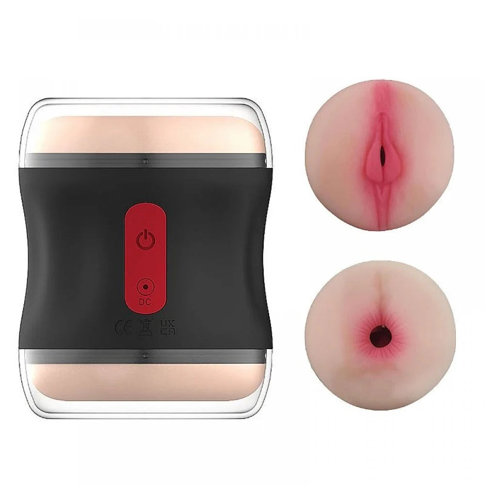 Masturbador Vagina e Ânus Recarregável
