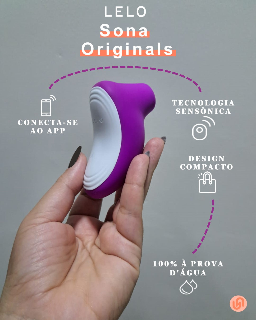 Sugador Sona Originals Bluetooth LELO - 2 anos de garantia