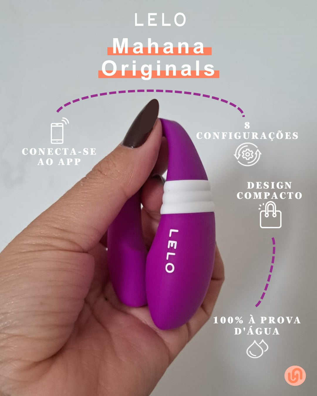 Vibrador de Casal Mahana Originals Bluetooth LELO - 2 anos de garantia
