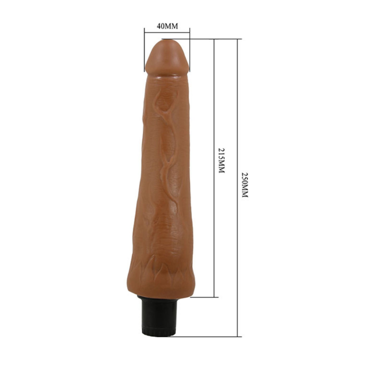 Vibrador Realístico Dupla Densidade 21,5 cm