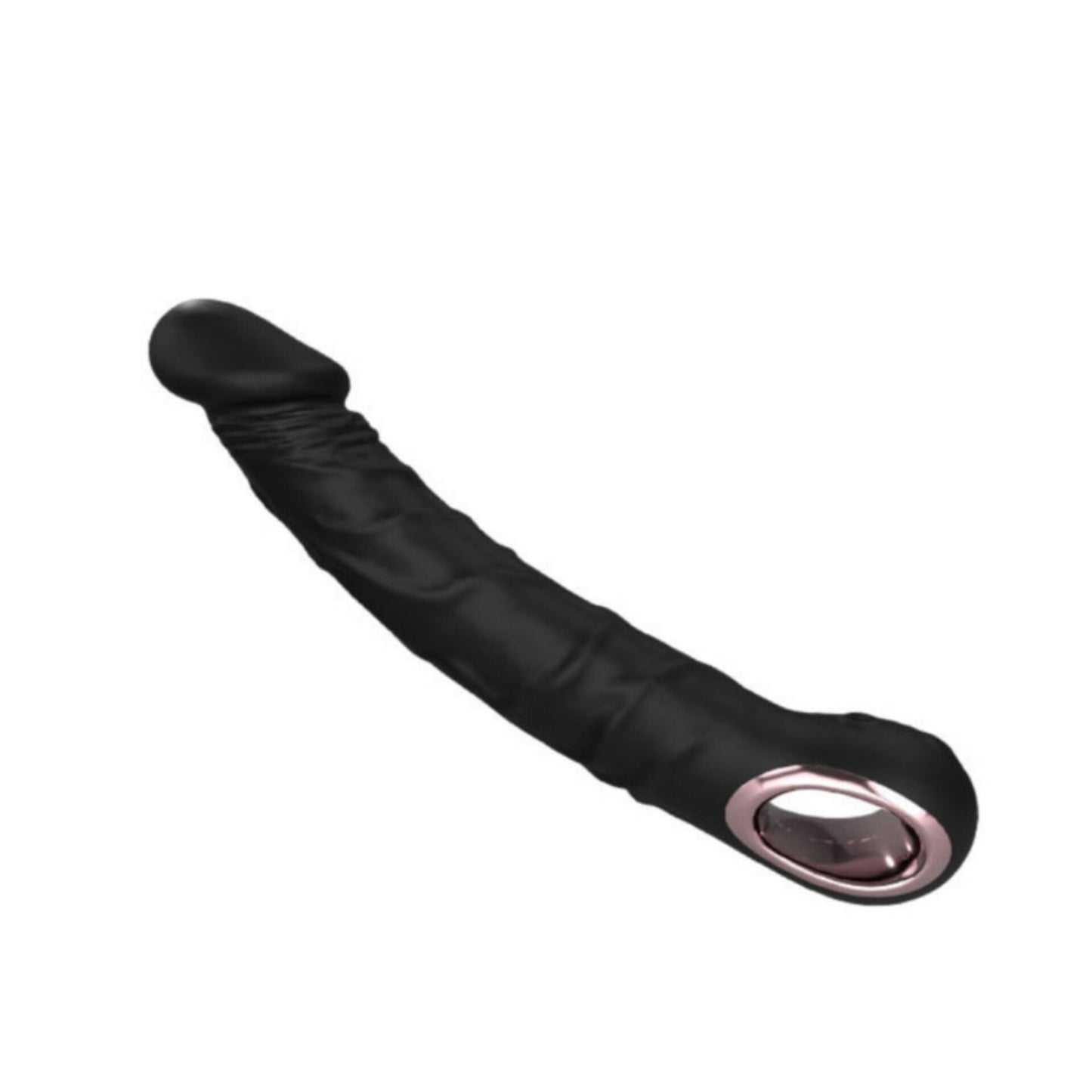 Vibrador Recarregável com Glande e Veias