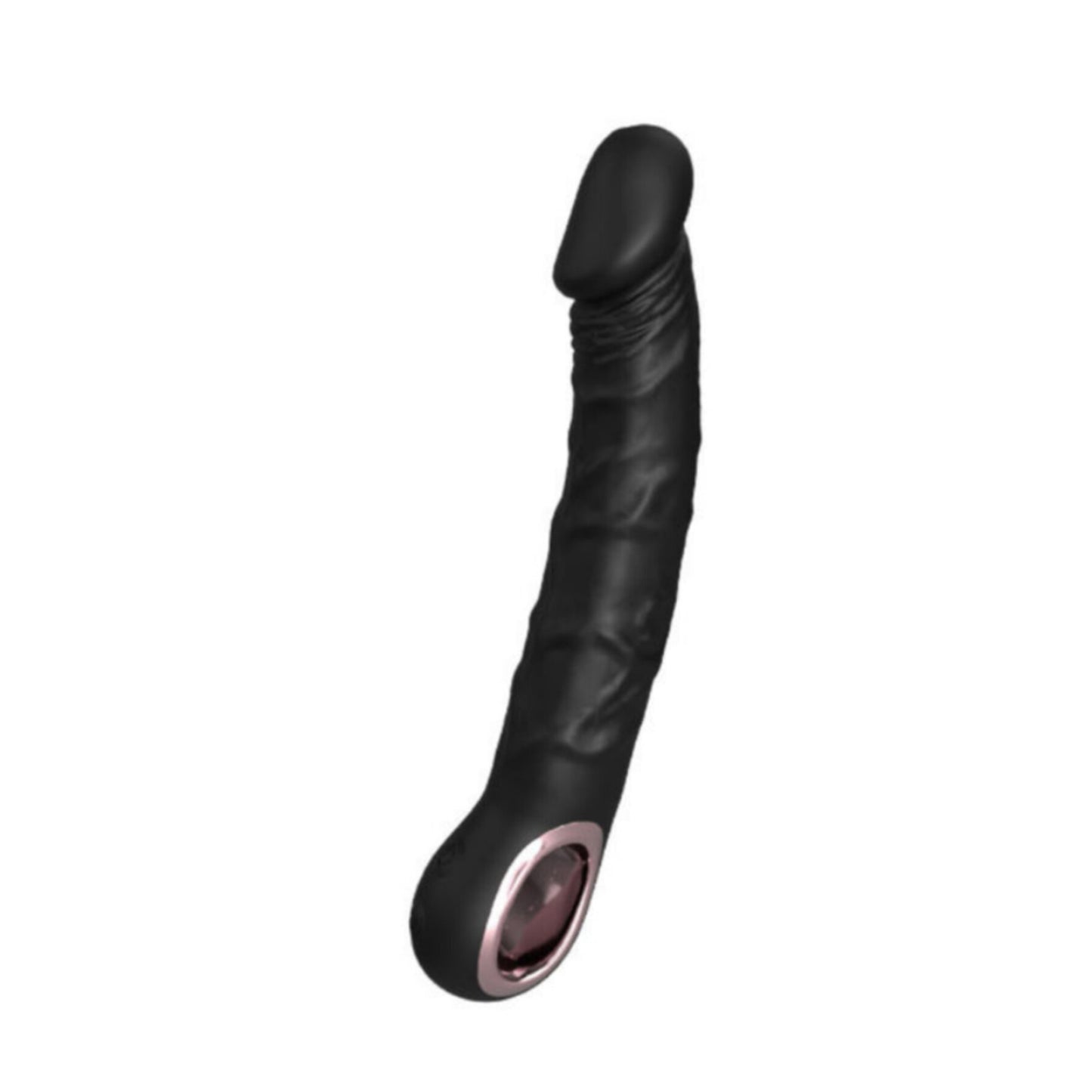 Vibrador Recarregável com Glande e Veias