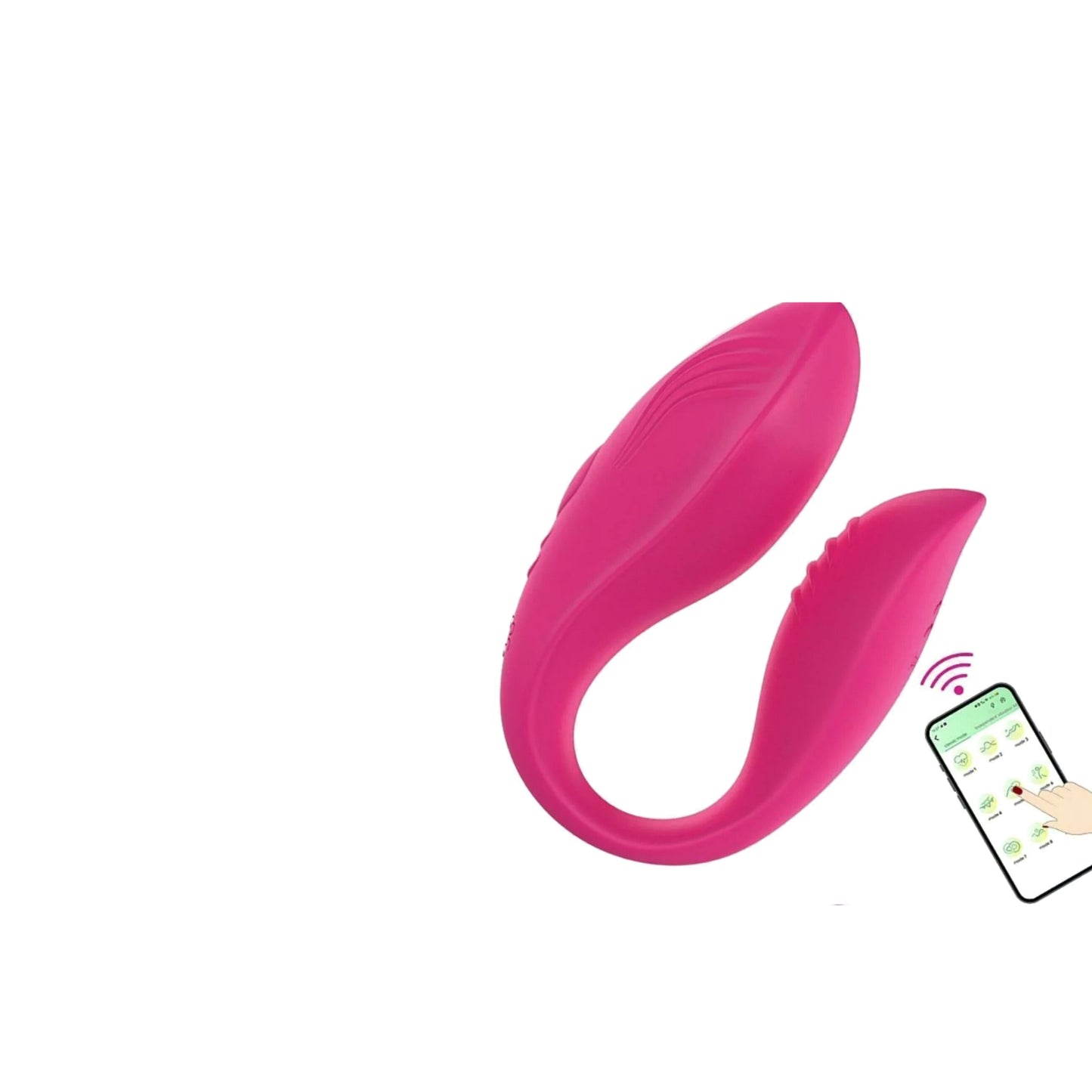 Vibrador para casal com Controle via Bluetoth