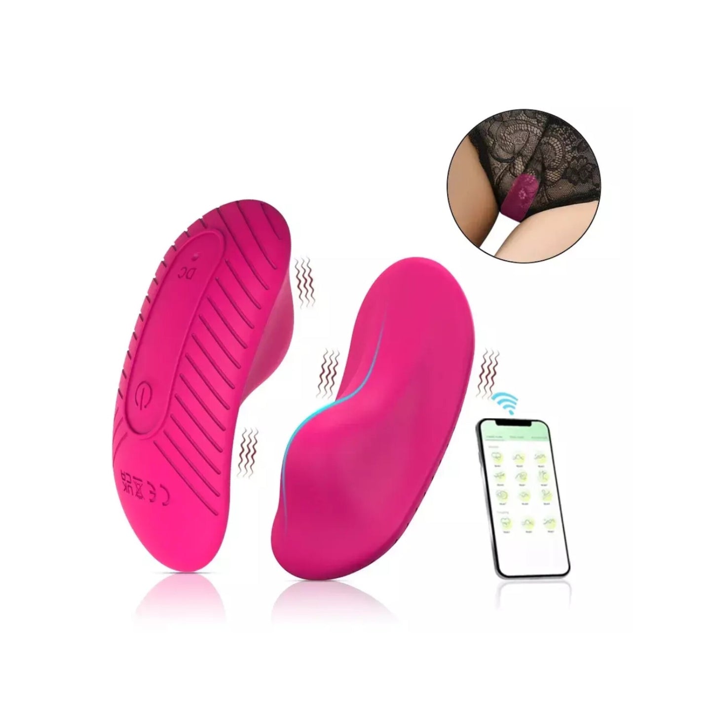 Vibrador Calcinha com controle Via App