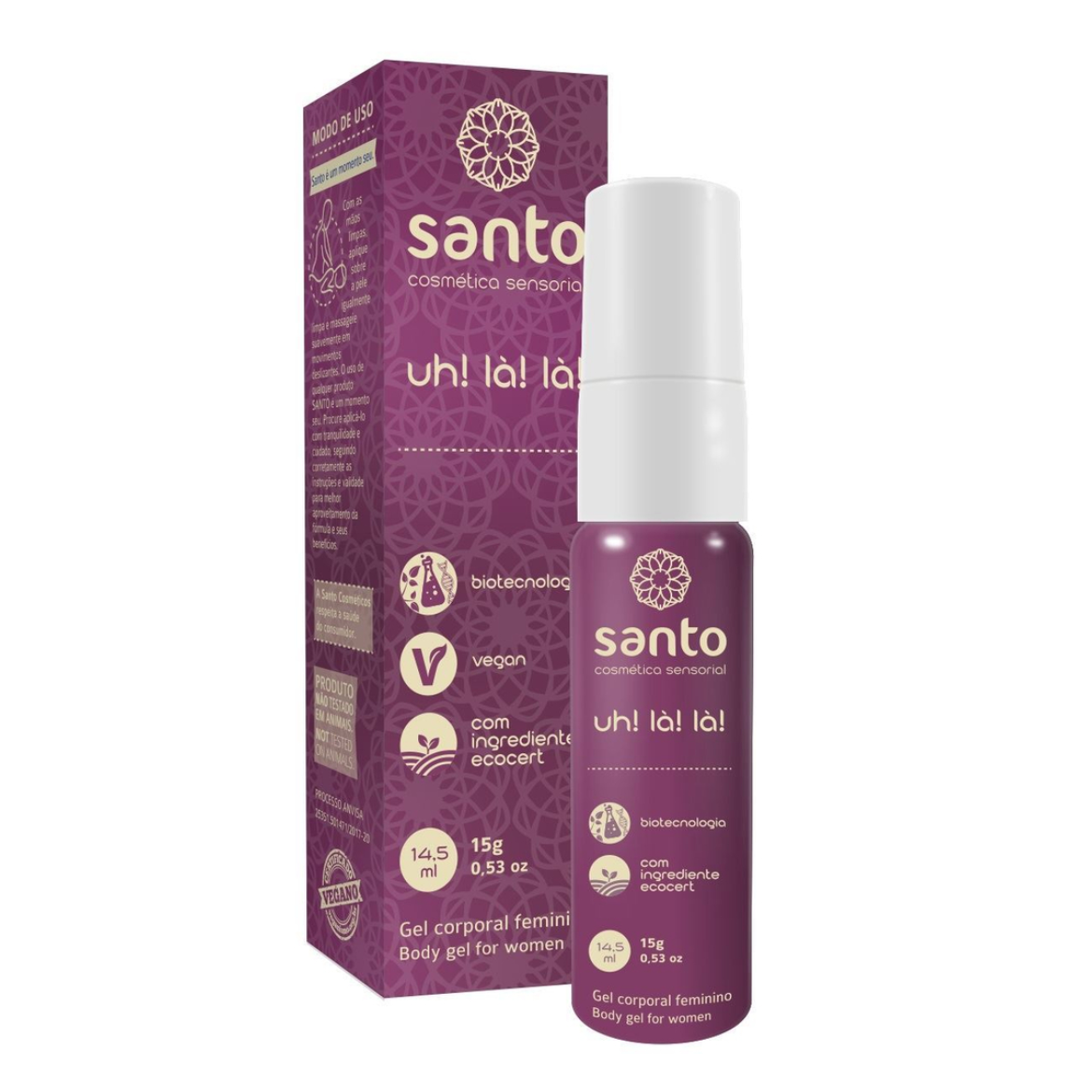 Gel excitante feminino Uh lá lá!