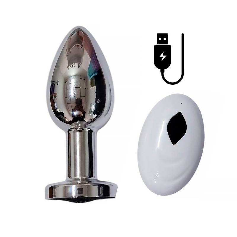 Plug Anal Recarregável com Controle Remoto