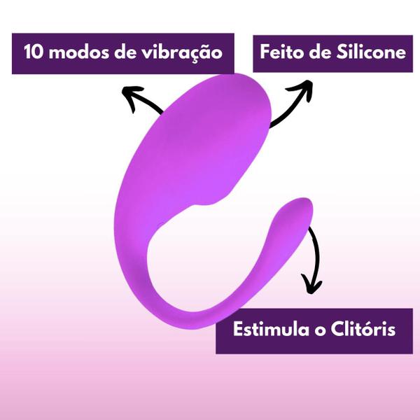 Vibrador Bullet Recarregável 10 Modos de Vibração