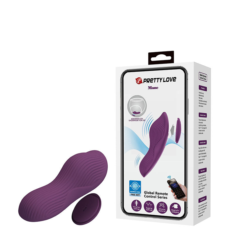 Vibrador de Calcinha Recarregável com Controle Via APP Pretty Love