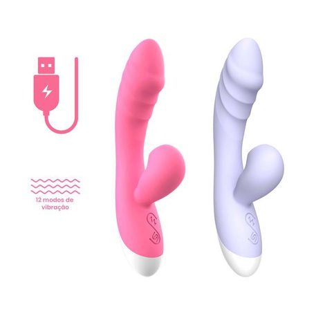 Vibrador e Sugador Recarregável Ponto G