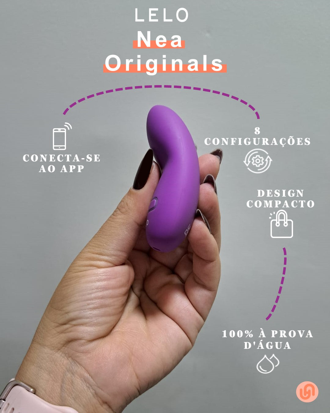 Massageador Nea Originals Bluetooth - 2 anos de garantia