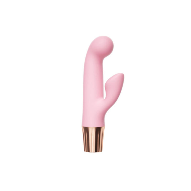 Vibrador Recarregável com Estimulador Clitoriano