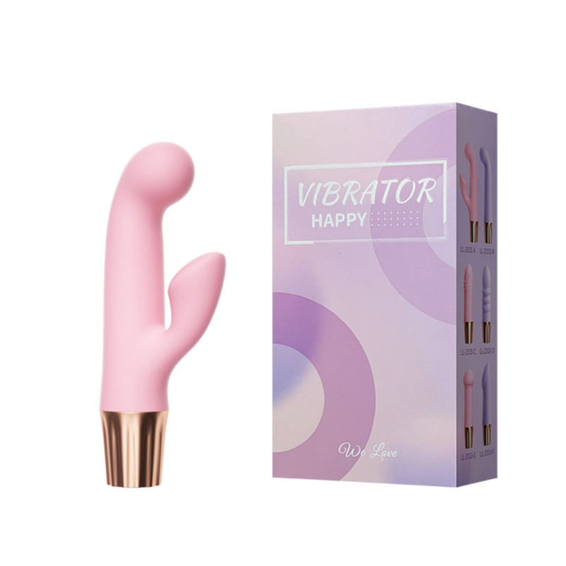 Vibrador Recarregável com Estimulador Clitoriano