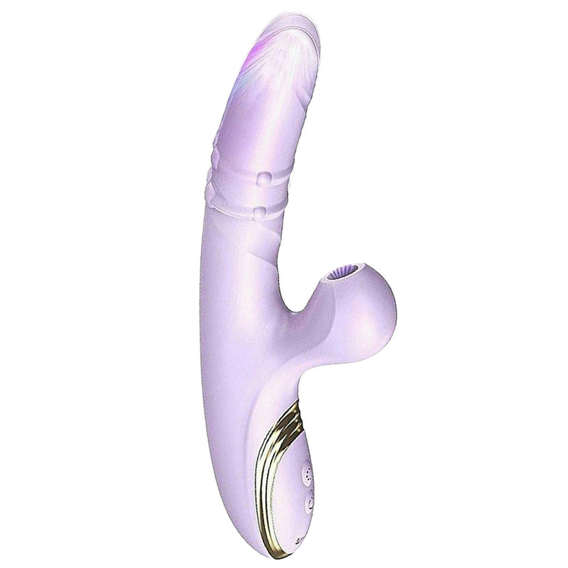 Vibrador e Sugador com Esferas Sobe e Desce