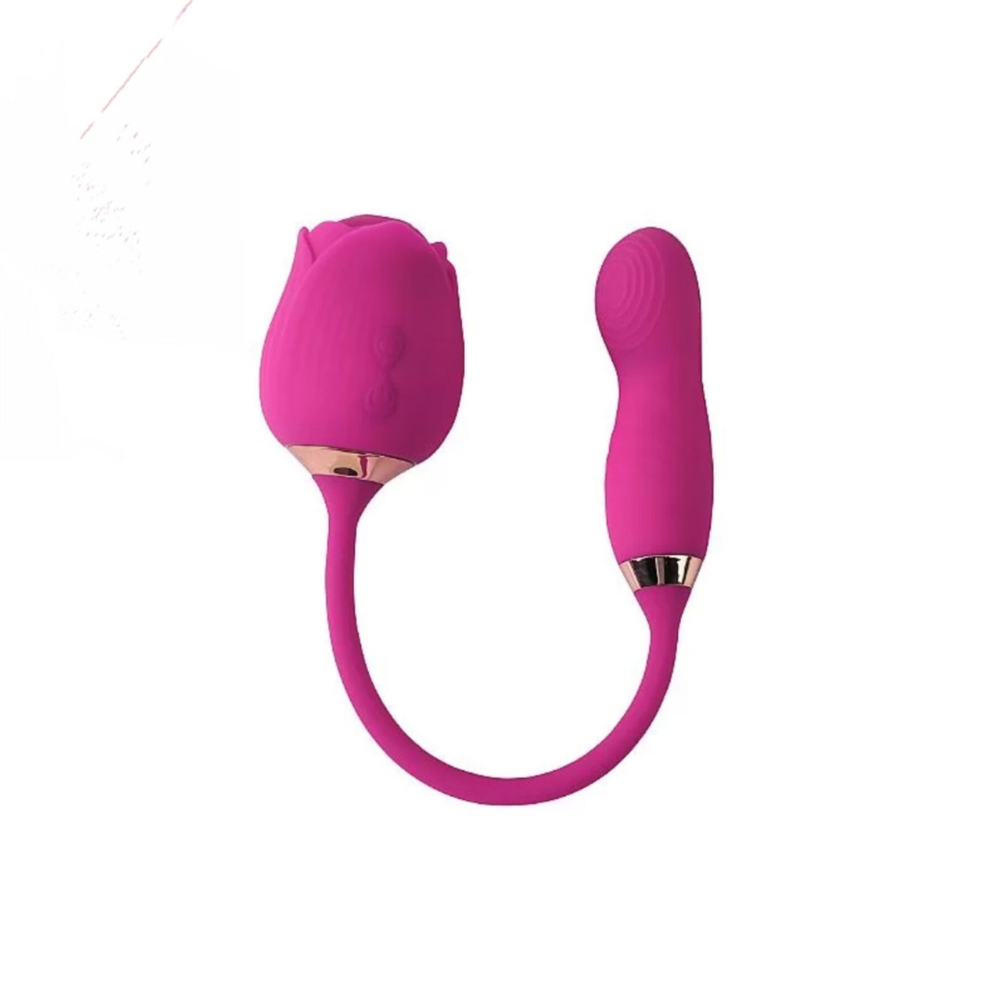 Sugador e Vibrador Rosa com Pulsação