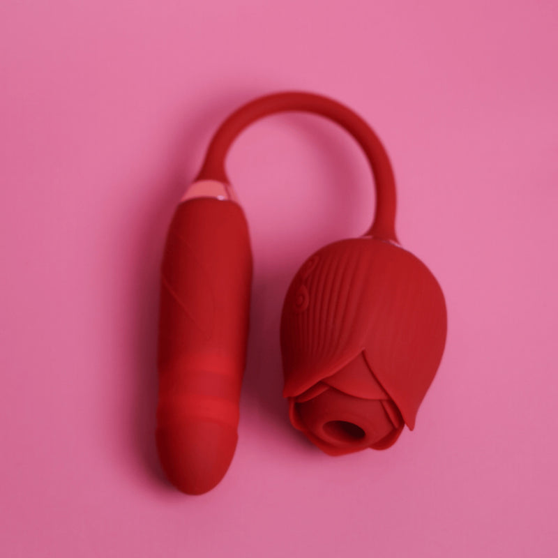 Sugador Flower com Vibrador Pulsador.