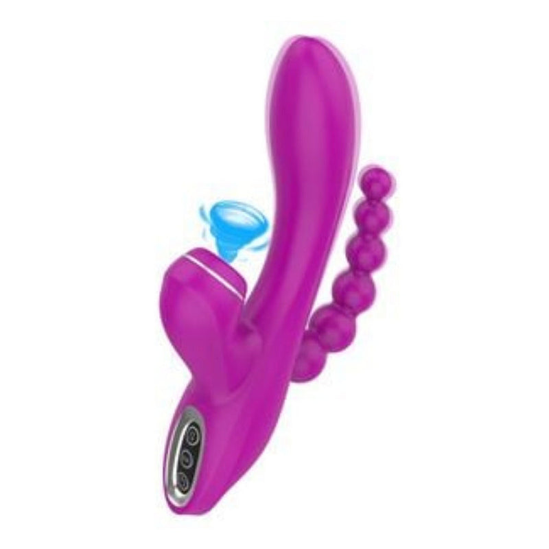 Vibrador Sugador Triple Estimulator