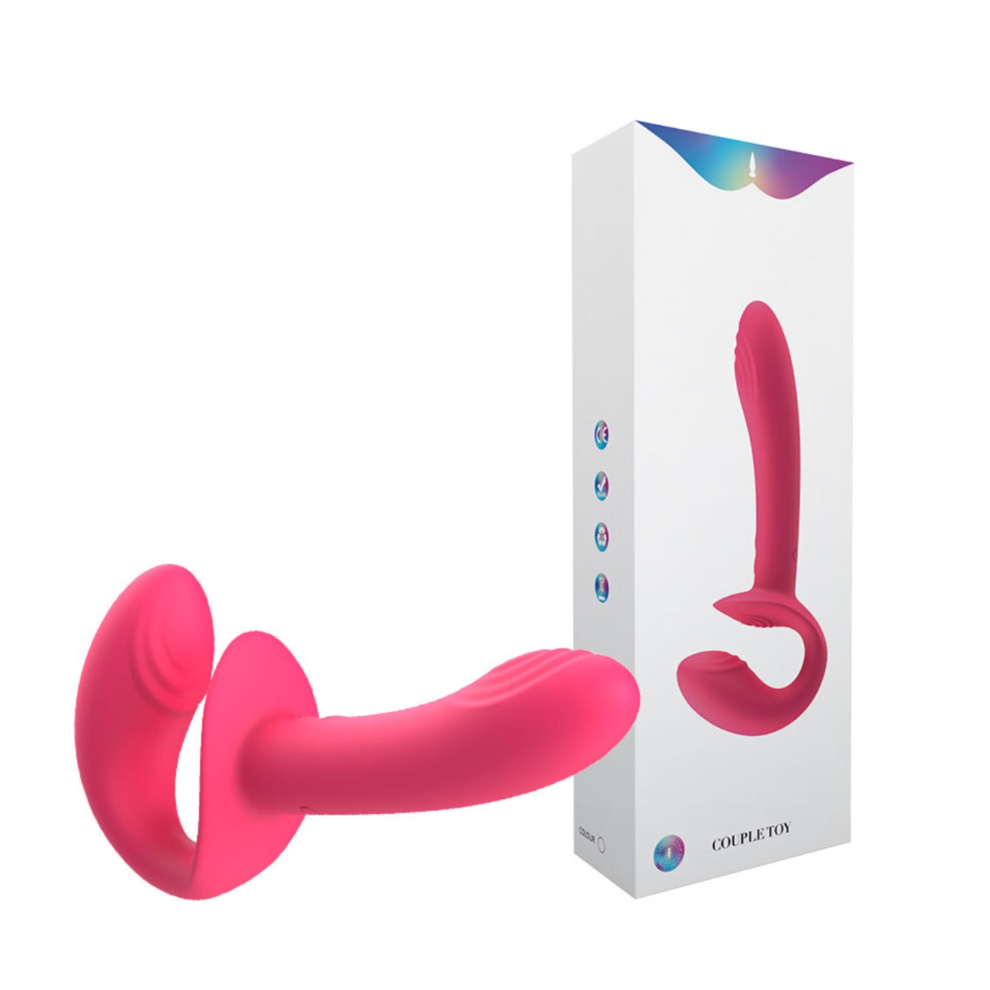 Strapless com Plug Vaginal e Controle Remoto