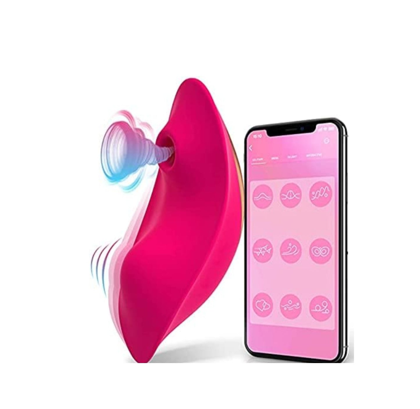 Vibrador e sugador de calcinha App Control Casal
