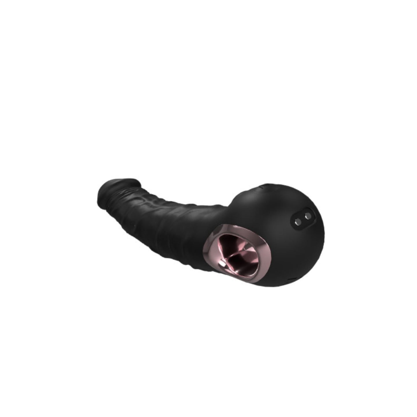 Vibrador Recarregável com Ponta em Formato de Glande