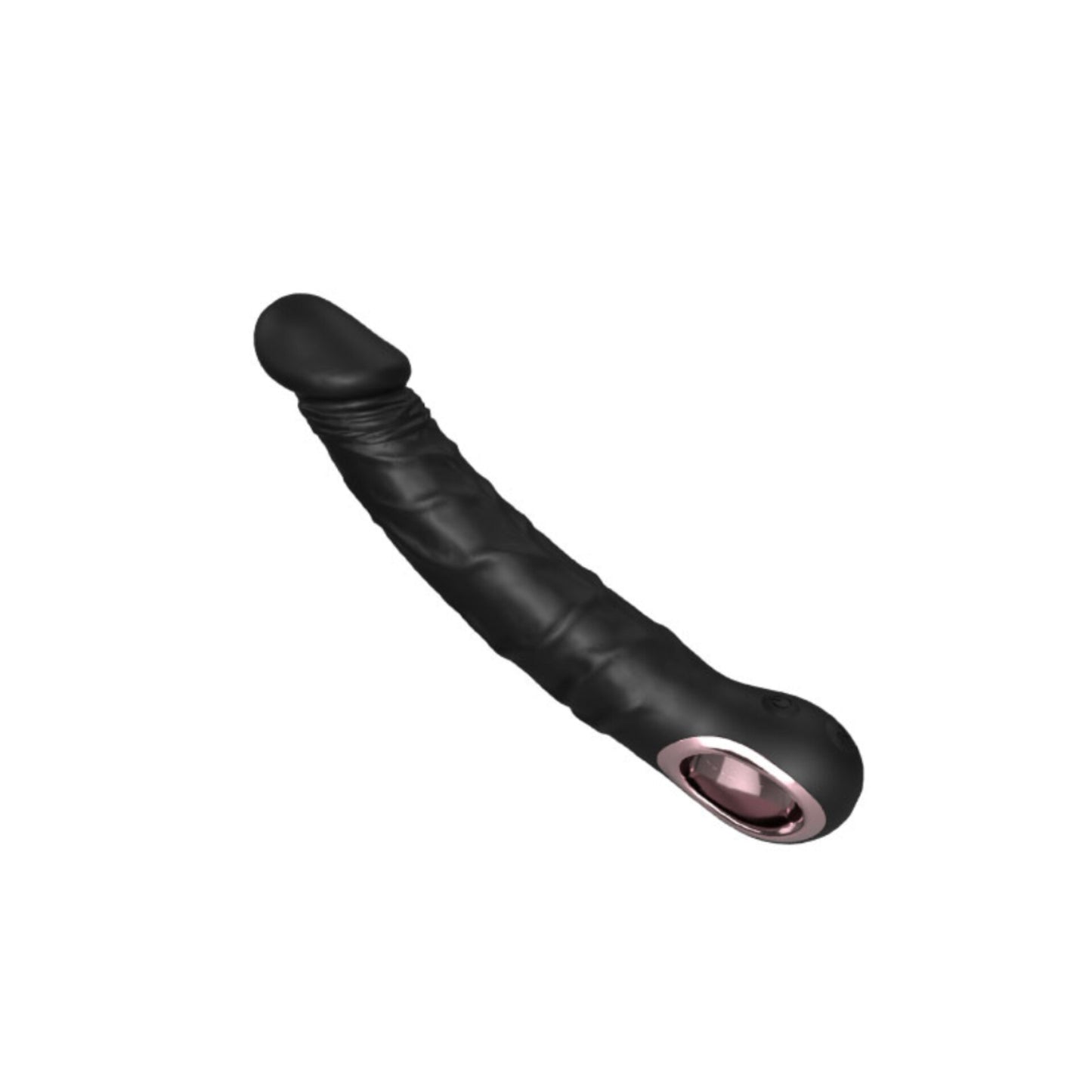 Vibrador Recarregável com Ponta em Formato de Glande