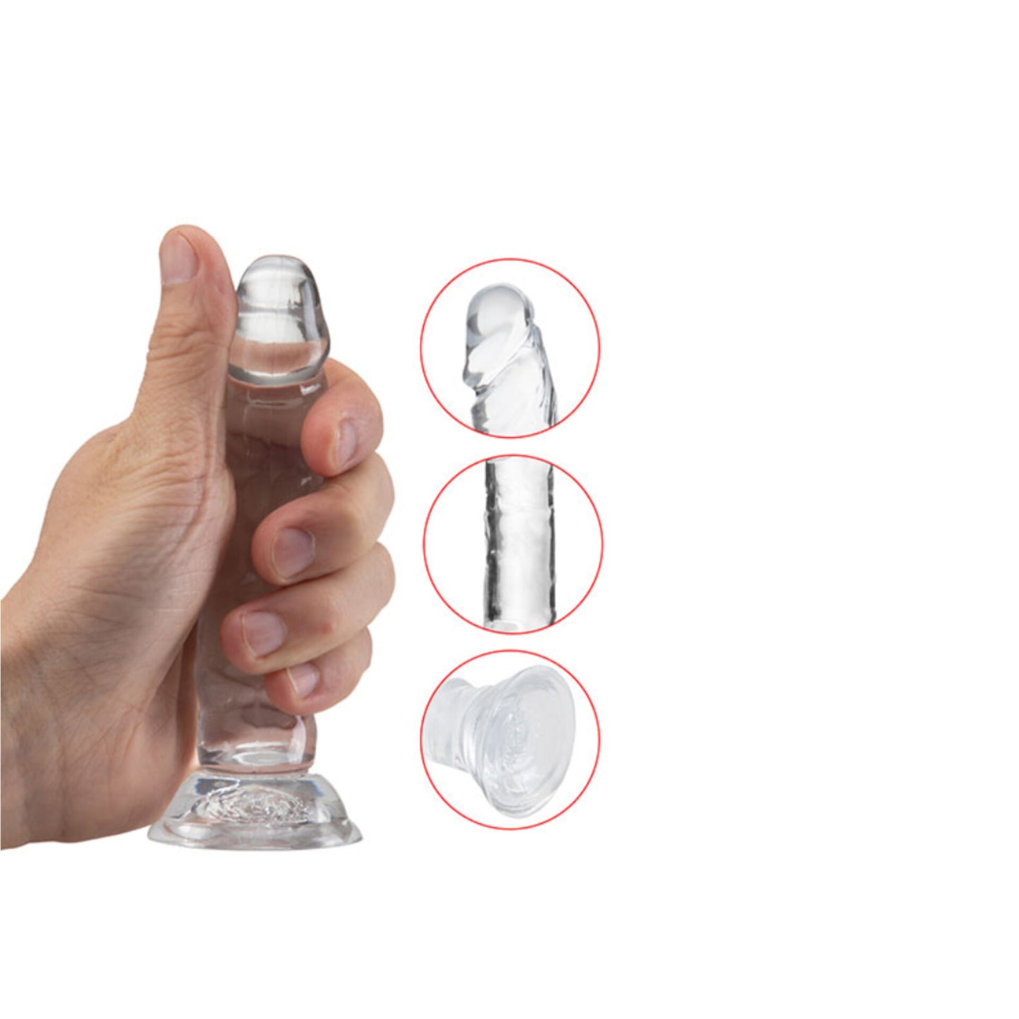 Pênis Realístico com Ventosa