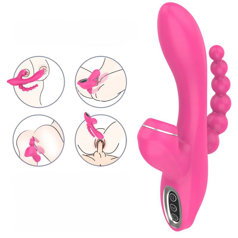 Vibrador Sugador Triple Estimulator