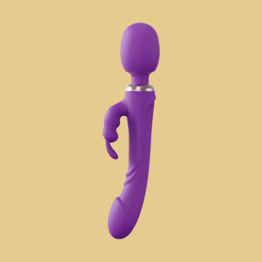 Massageador Varinha Rabbit com Vibrador Recarregável