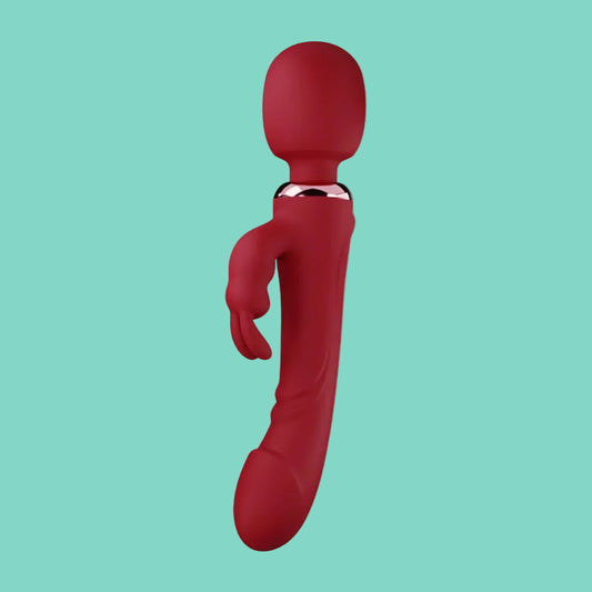 Massageador Varinha Rabbit com Vibrador Recarregável