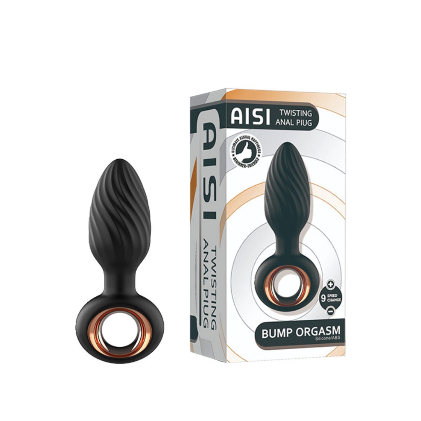 Plug Anal com Controle Rotativo com Alça