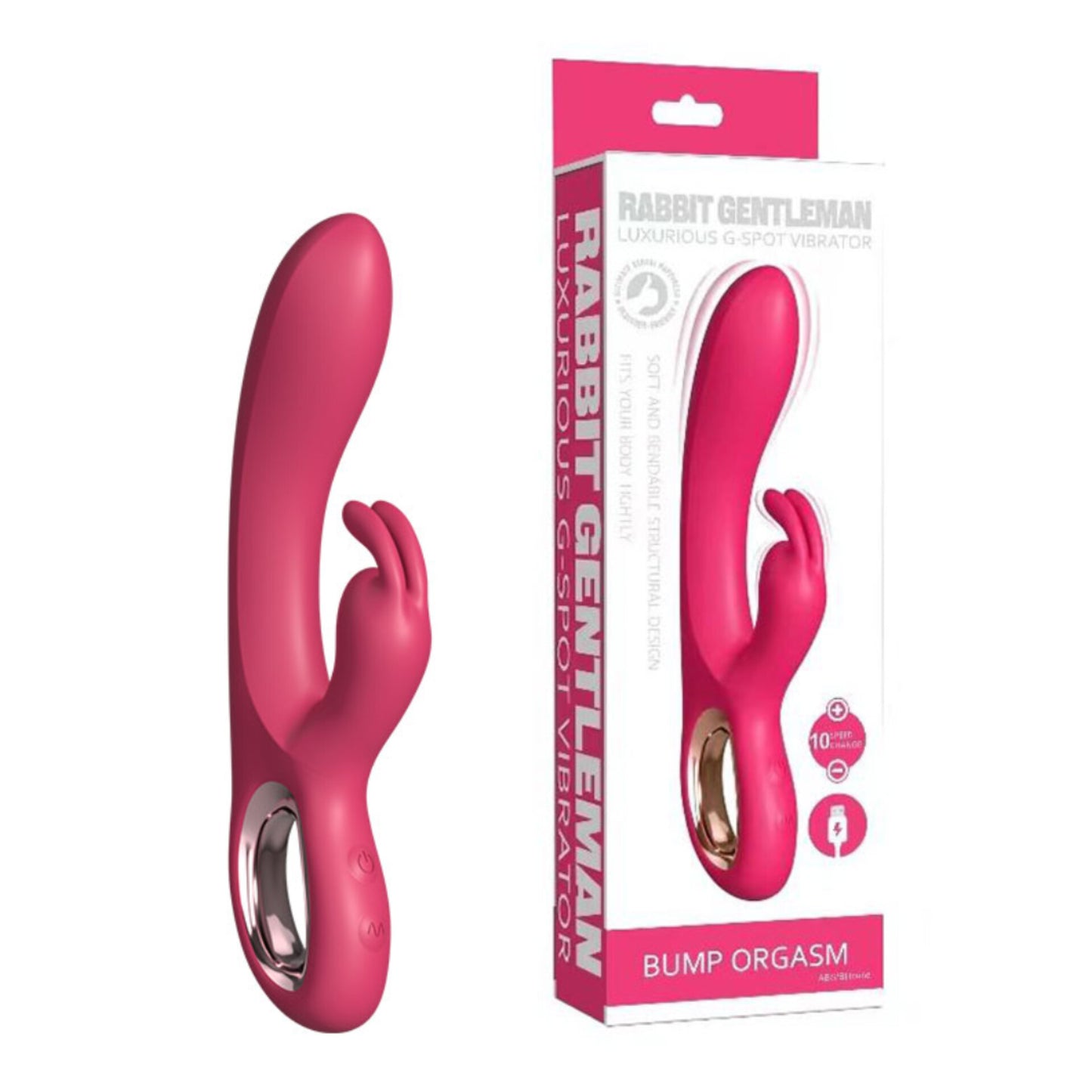 Vibrador Rabbit Luxo Recarregável Ponto G