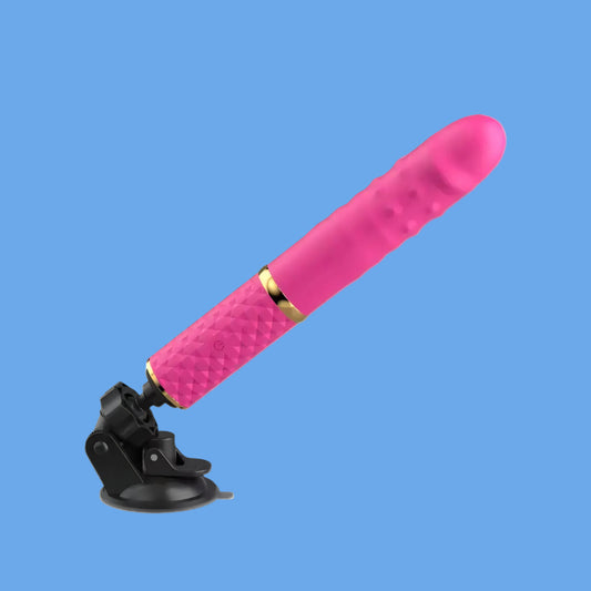 Vibrador Vai e Vem com Ventosa controle Via App