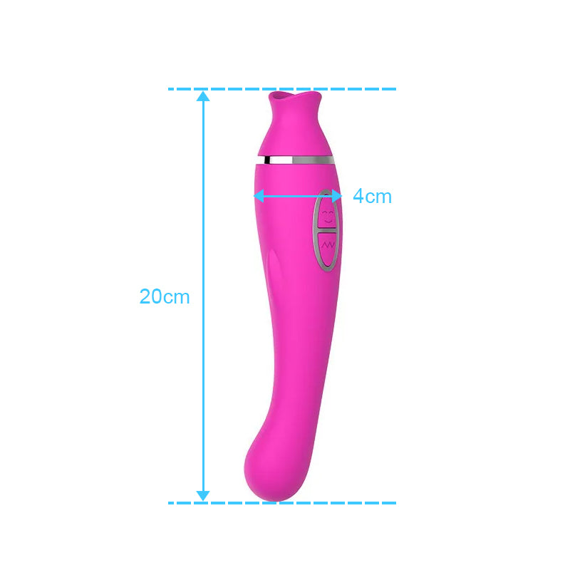 Vibrador e Sugador Mermaid